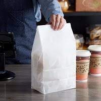 White Paper Bags #6 Compostable + Biodegradable (1000)