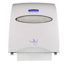 Kimberly Clark 772653 White Front Replacement Cover for KC 09991 Towel Dispenser