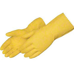 OSHA Safety Protective Rubber Gloves, Small (12 Pair)